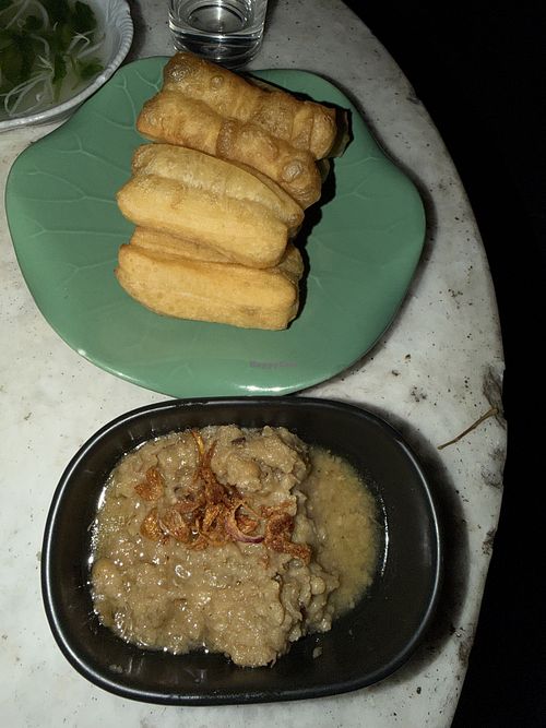 Kyar kway with pe pyote  at Rangoon Tea House in Yangon