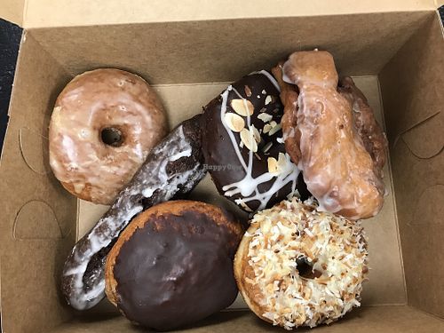 Our selection for the day.  at Fry Baby Donuts in Buffalo
