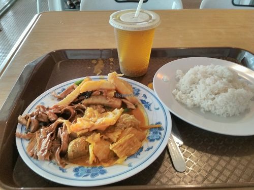 my meal  at Zhun San Yen Vegetarian in Kuching