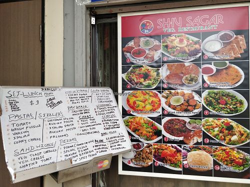 Menu items at Shiv Sagar - Race Course Rd in Central Singapore