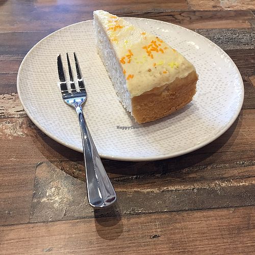 coconut cake at Olivia Spring Cafe in Moonee Ponds