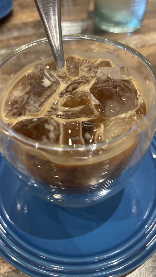 Vietnamese iced coffeee  at Olivia Spring Cafe in Moonee Ponds