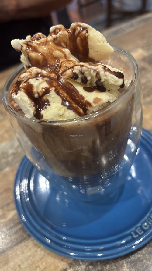 Iced chocolate   at Olivia Spring Cafe in Moonee Ponds