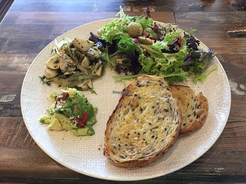 Pickled mushroom at Olivia Spring Cafe in Moonee Ponds