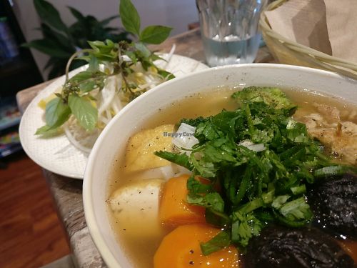 pho at Olivia Spring Cafe in Moonee Ponds