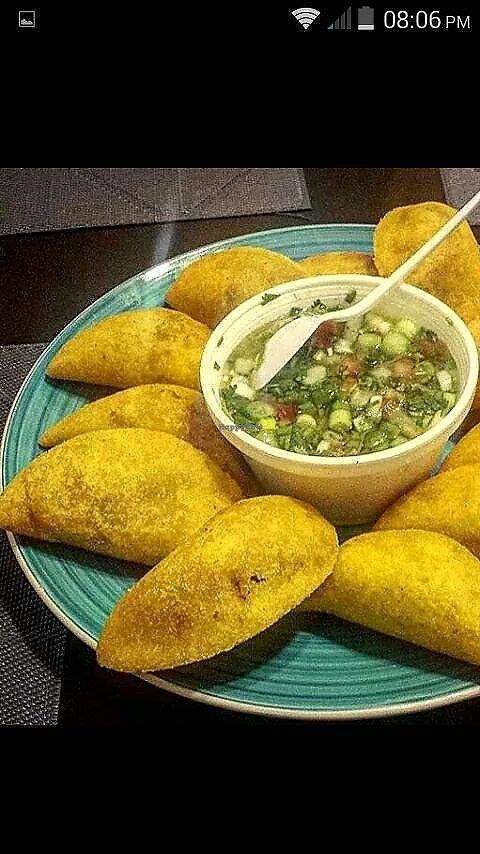 Vegetable patties. at El Tastet De L'abat in Manresa