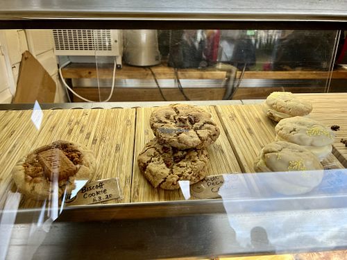 Vegan cookies   at James's at The Putting Green in Nairn