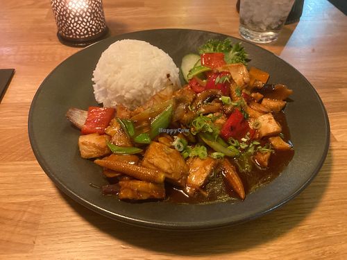 Stir fry tofu at Suvi in Tromsoe
