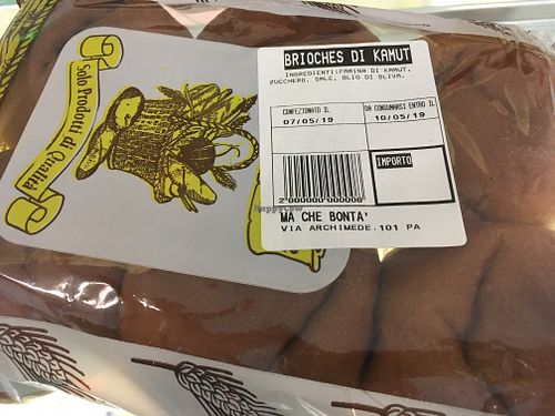 Vegan brioche at Al Gelatone in Palermo