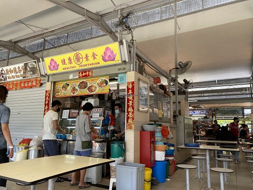 Hawker Stall  at Healthy Vegetarian 健康素食 in Central Singapore