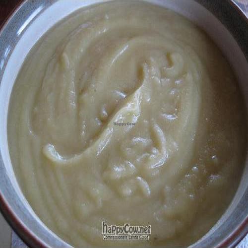 Sweet potato soup at Zula Vegetarian Paradise in Seminyak