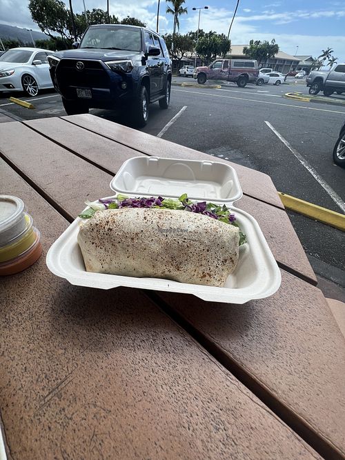 Bbq jackfruit wrap  at Loko Wraps in Kailua Kona