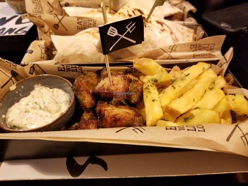 Vegan Fish and Chips at The Dutch Weed Burger - Food Truck in Amsterdam