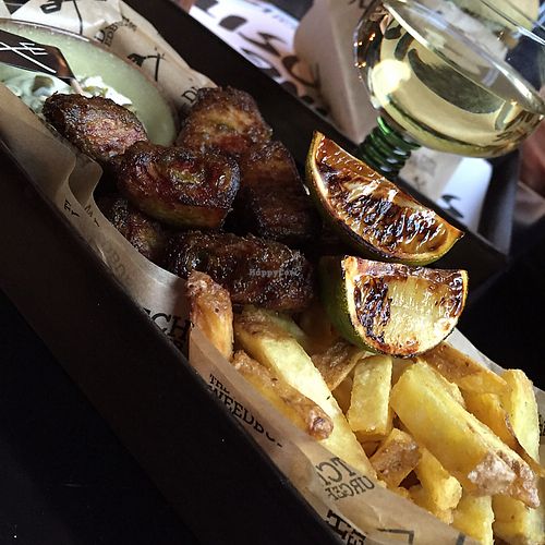 wish &chips &wine at The Dutch Weed Burger - Food Truck in Amsterdam