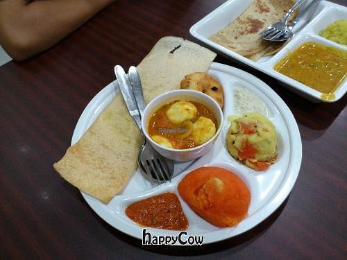 Food at Sangeetha in Kuala Lumpur