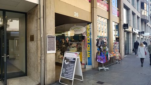 Outside at Joy Madal in Geneva