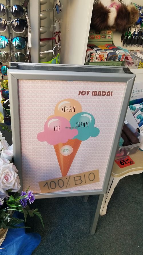 Sign at Joy Madal in Geneva