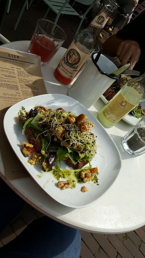 Aubergine bruschetta at Gember in Horst