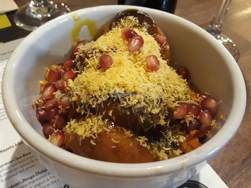 Chow Ki Tikka - ask for this dish without the yoghurt and it is vegan at Chai Naasto in Beckenham