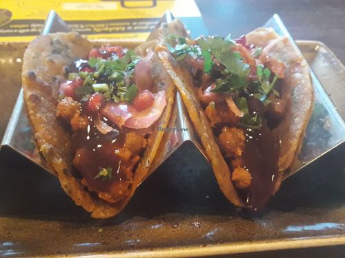 Desi Thapla Tacos at Chai Naasto in Beckenham