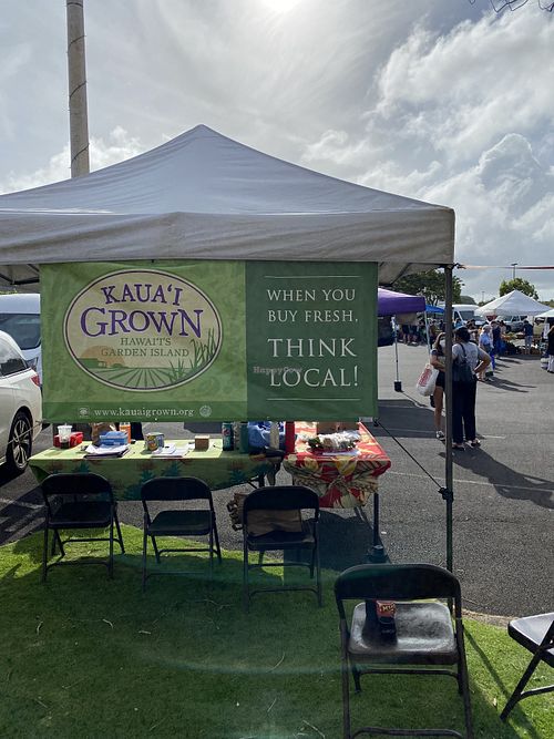 Welcome! at Farmer's Market in Lihue