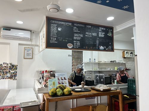 The dessert cafe side   at Grace Road Kitchen in Savusavu