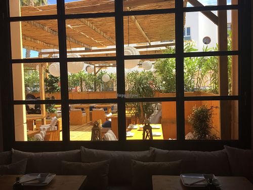 Restaurant terrace at Kodo Restaurante in Jesus