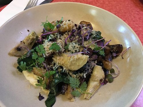 vegan gnocchi  at GoBang Espresso in Lower Hutt
