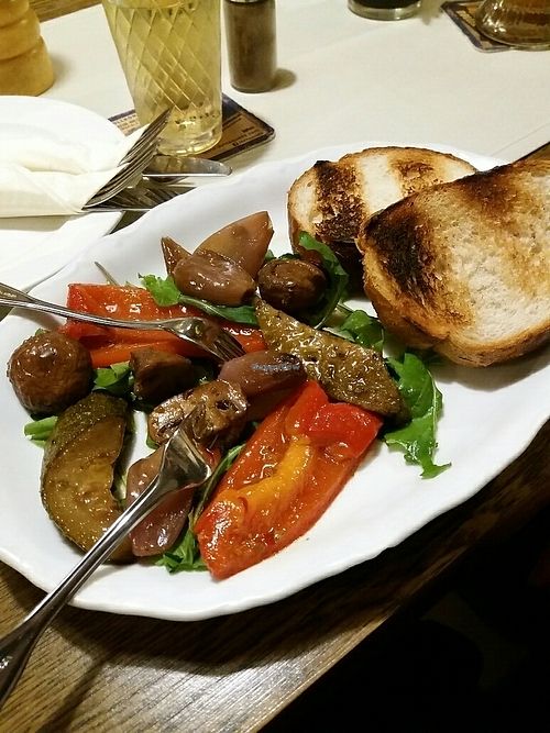 Antipasti platter  at Heinrichsbrücke in Mannheim