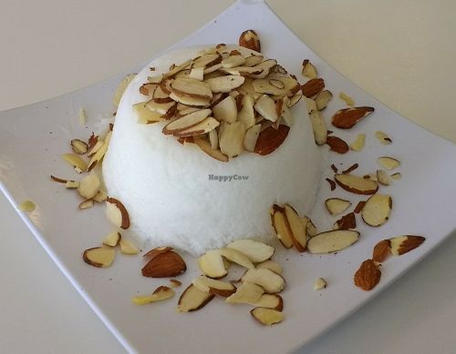 Vegan Coconut Snow With Almonds at Vampire Penguin in Eureka