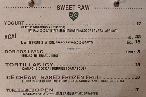 Sweets  at Raw Porto Alegre in Porto Alegre