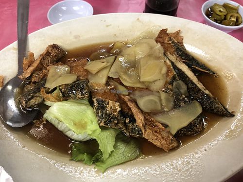 Fried fish in soy sauce  at Wan Fo Yuan in Kuala Lumpur