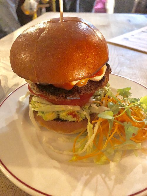 The Avocado Ghost burger- wow wow wow at Two Wolves Kitchen in Brighton
