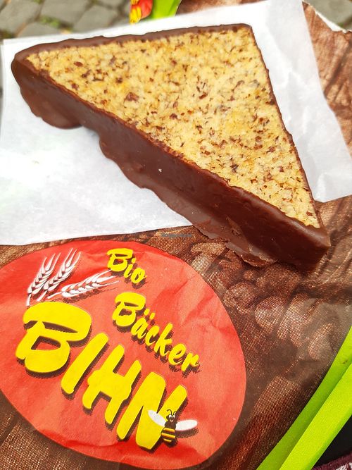 Vegan nut corner at Bio Bäcker Bihn in Mannheim