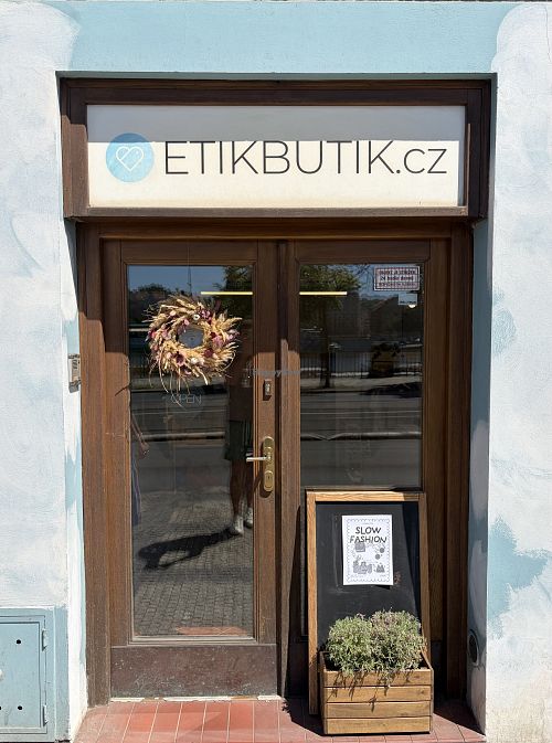 entrance!  at Etik Butik in Prague