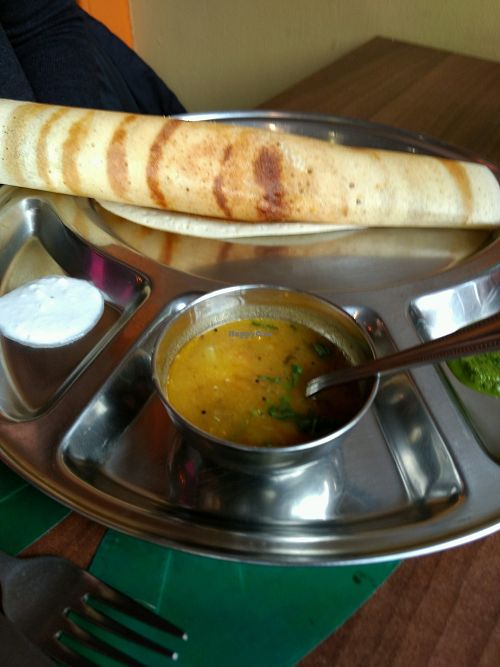 masala dosa at Annakut in Edinburgh