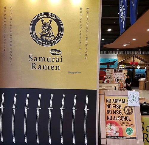 Totally vegan at Samurai Ramen - Tebrau City in Johor Bahru