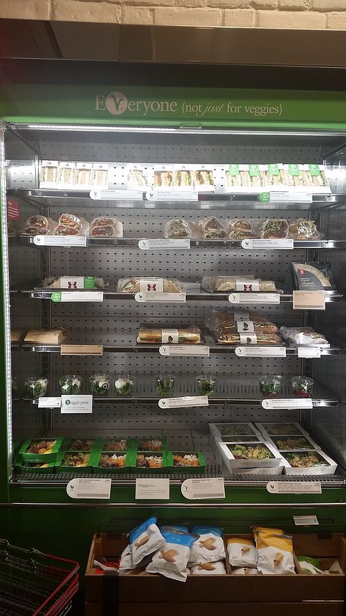 Vegan and Veggie exclusive fridge now across all stores nationwide at Pret A Manger - Bridge St Arcade in Cardiff