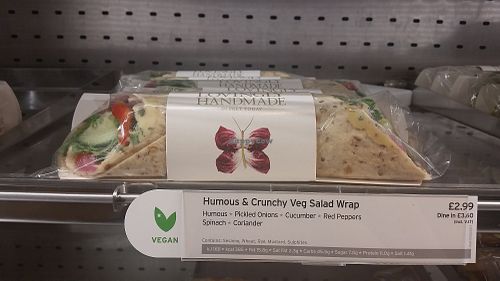 VEGAN options at Pret A Manger - Bridge St Arcade in Cardiff