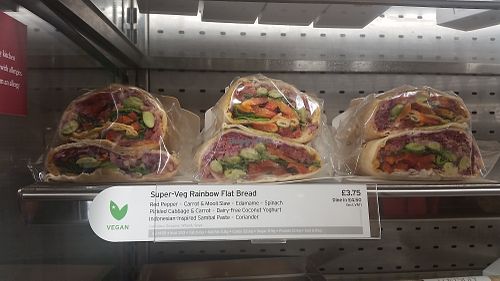 VEGAN options at Pret A Manger - Bridge St Arcade in Cardiff