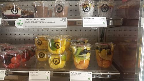 VEGAN options at Pret A Manger - Bridge St Arcade in Cardiff