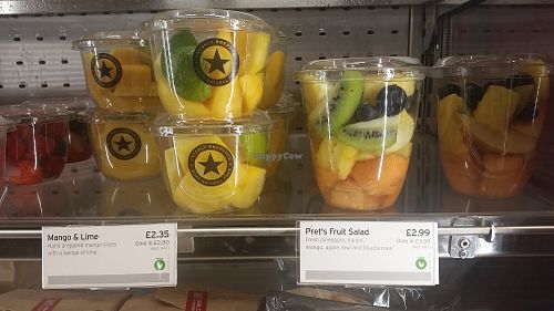 VEGAN options at Pret A Manger - Bridge St Arcade in Cardiff