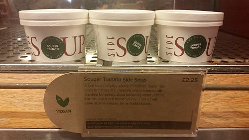 VEGAN options at Pret A Manger - Bridge St Arcade in Cardiff