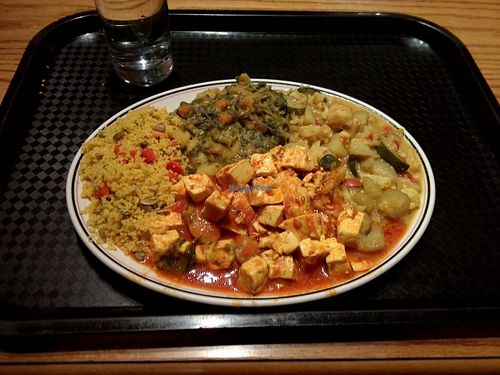 Regular sized main menu at Govinda's - North City in Dublin