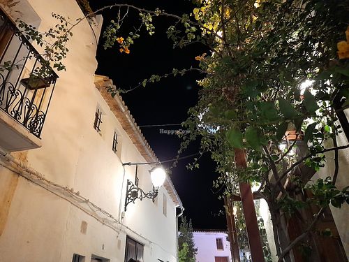 View from our table at Mamarosa in Altea