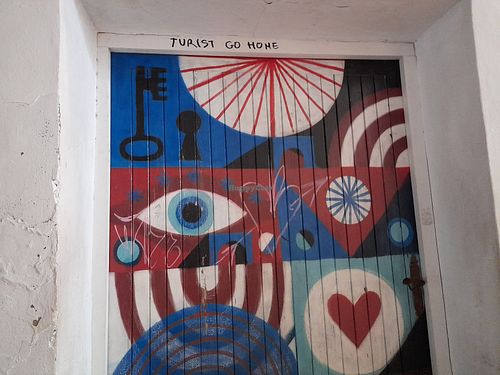 View from our table at Mamarosa in Altea