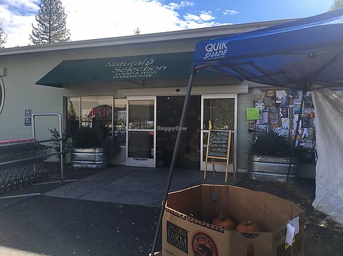 outside  at Natural Selection Food & Wine in Grass Valley