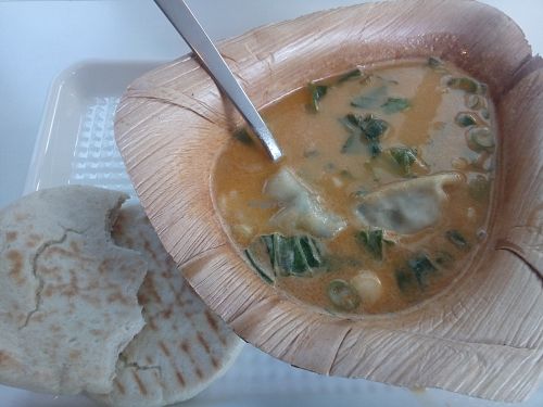 Dummy Dumpling Soup at V-Box in Ghent