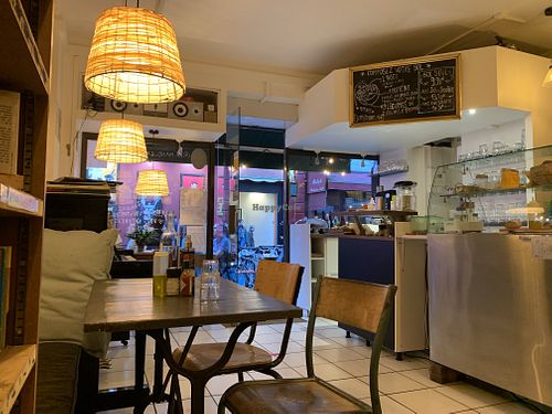 With sofa, piano, and friendly staff!! at Armand Bar et Cantine in Paris