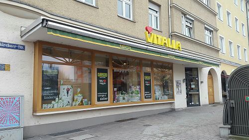 Store front at Vitalia Reformhaus - Thalkirchner Str in Munich